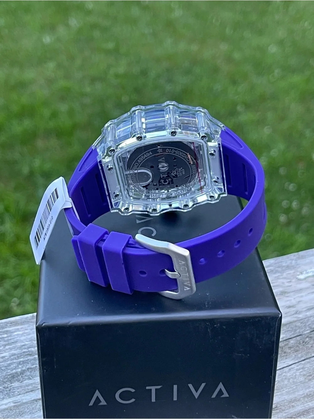 Activa X Invicta Men's Watch w/ Skeleton Dial - 44.3mm, Purple (ACW2305-010) new